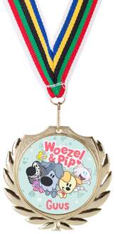 YourSurprise Woezel & Pip medaille bedrukken