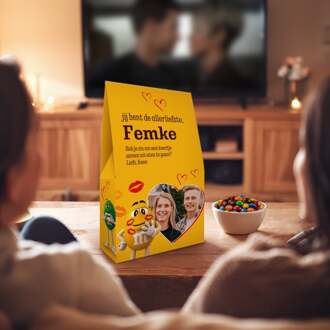 YourSurprise XL M&M's box personaliseren - 6 zakjes (714 gram)