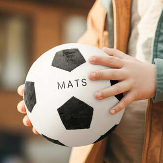 YourSurprise Zachte voetbal met naam - ø 15 cm