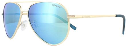 Youth 8015 Zonnebril - Goud/Blauw