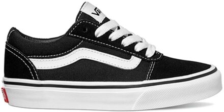 Youth Ward Sneakers - (Suede/Canvas) Black/White - Maat 34