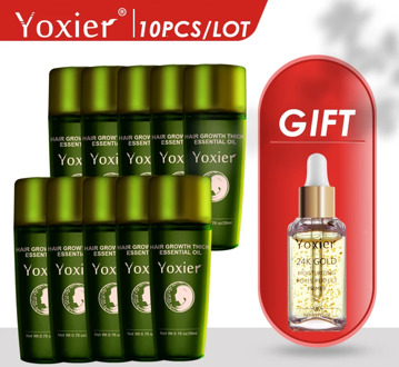Yoxier 10Pcs Hair Growth Essence Oil Effective Extract Anti Nourish Hair Roots Treatment Preventing Hair Loss Hair Care Products
