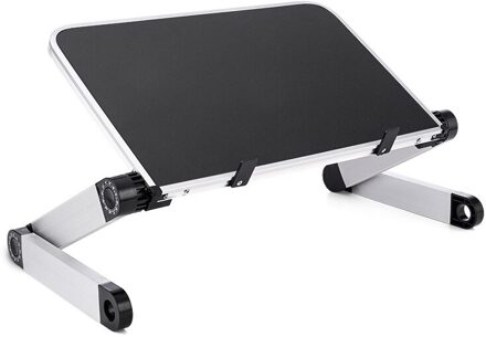 YPAY Laptop Stand Lapdesk 11-17 Inch Verstelbare Draagbare Opvouwbare Laptop Bureau Bed Laptop Stand Notebook Lapdesk Voor Macbook pro zwart