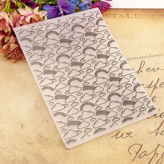 YPP CRAFT Regenboog Embossing Mappen voor DIY Scrapbooking Papier Ambachtelijke/Kaarten Maken Decoratie Benodigdheden