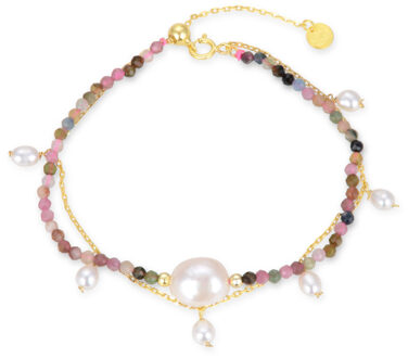 Ysna 925 Sterling Zilveren Armband Wit