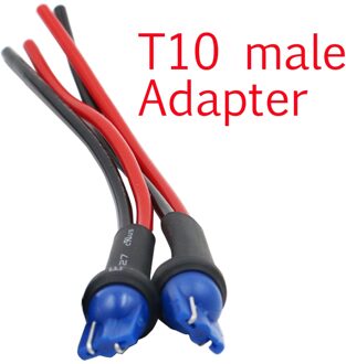 YSY 2 stks T10 Socket Houders mannelijke T10 Auto Koplamp Montage Mannelijke Socket Plug Adapter Uitgebreide Draad Connector r30