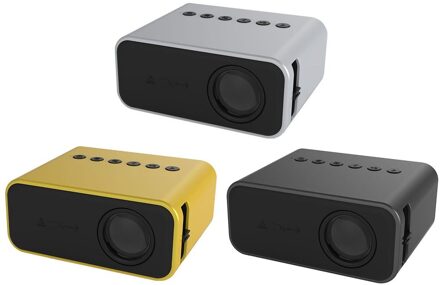 YT500 Projector Bedrade Hetzelfde Scherm Led Projector Home Media Mini Projector Home Media Speler Kinderen Geel (Optioneel) Au
