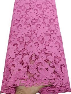 YTB84 Afrikaanse Kant Stof Guipure Kant Embroiderey Afrikaanse Koord Kant Stof Nigeriaanse Kant Stof Voor Bruiloft AS PIC6