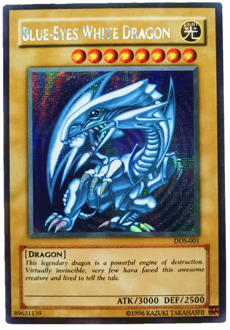 Yu Gi Oh Blue Eyes White Dragon English DIY Colorful Toys Hobbies Hobby Collectibles Game Collection Anime Cards