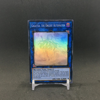Yu-Gi-Oh DIY Special Custom Grey White Galatea, the Orcust Automaton English Grey White Non-holographic