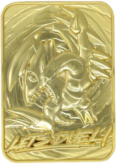 Yu-Gi-Oh! Replica Card Blue Eyes Toon Dragon (gold plated)