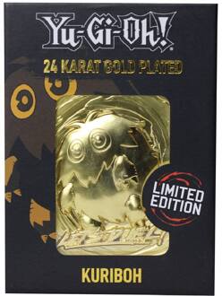 Yu-Gi-Oh! Replica Card Kuriboh (gold plated)