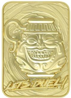 Yu-Gi-Oh! Replica Card Pot of Greed (gold plated)