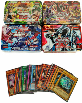 Yugioh 41 English Cards In Iron Box Anime Game King Car English Cards Chess and Cards Collection Rare Cards