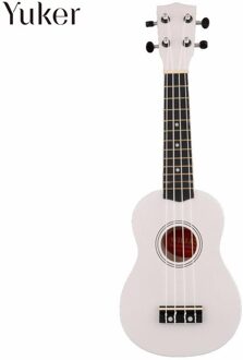 Yuker 21 Inch Uke Ukulele Ukelele Mahalo Wit 4 String Art Sopraan Muziek Gitaar Instrument Voor Beginners Gitarist