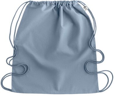 Yuki biologisch katoenen koorddraagtas Blauw - One size