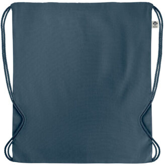 Yuki biologisch katoenen koorddraagtas - maat One size Blauw