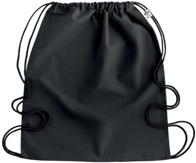 Yuki biologisch katoenen koorddraagtas Zwart - One size