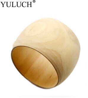 YULUCH DIY Ronde Natuurlijke Houten Eenvoudige Bangles Houten Armband Sieraden Voor Vrouwen/Dames uw eigen sieraden accessoires