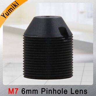 Yumiki CCTV lens 1.3MP 1/3 HD 6mm pinhole lens surveillance camera 60 graden infrarood M7 lens draad
