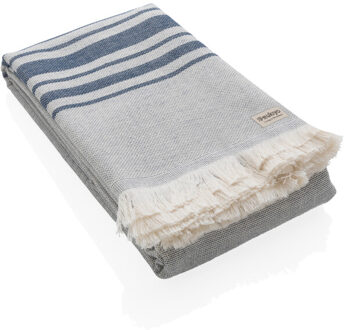 Yumiko aware hammam badhanddoek - maat One size Blauw