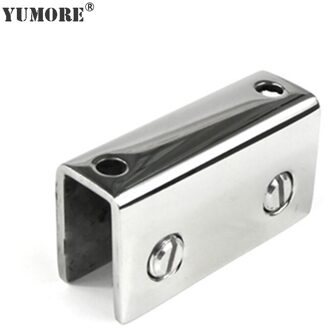 Yumore Glasklem Glas Vergulde Beugels 304 Rvs Satijn/Glossy Plank Houder Ondersteuning Beugels Klemmen Voor 10-12Mm S Satin