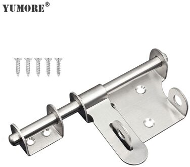 Yumore Rvs Deurslot & Bouten Poort Anti-Diefstal Beveiliging Deur Bolt Hasp Home Veiligheid Bolt Lock Hardware