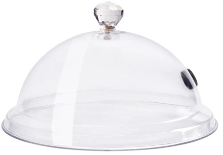 YUMYTH Smoking Gun Dome Cover 8/ 10/ 12 inches Plastic Smoke Infuser Cloche Lid Dome Cover for Smoker Gun Plates Bowls T270