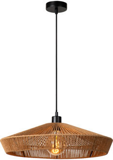 YUNKAI Hanglamp 1xE27 - Naturel Bruin