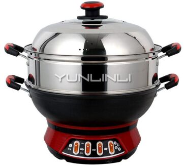 YUNLINLI 220 V multifunctionele Elektrische Fornuis Huishouden Gietijzeren Pot 32 Kaliber