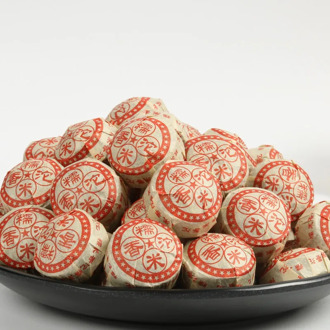 Yunnan Pu'er Tea Cooked Tea Mini Compressed Mini Puer Tea Seven Color Tuo Tea Fragrance of Glutinous Rice Cooked Tuo 500G