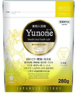 Yunone Medicinal Bath Salt Japanese Citrus - 280g