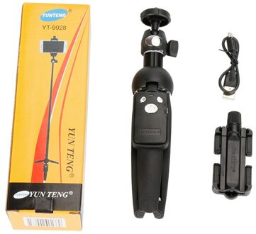 Yunteng Yt 9928 Draadloze Selfie Stok Statief Monopod Met Bluetooth Remote Sluiter Universele Voor Iphone Xiaomi Smartphones