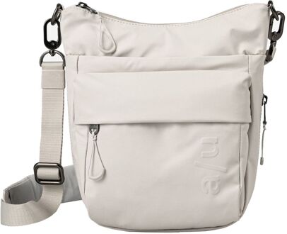 Yura Crossbody Schoudertas linen damestas Wit - H 25 x B 21 x D 10 cm