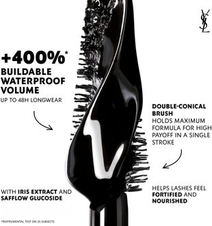 Yves saint laurent Mascara Yves Saint Laurent Lash Clash Waterproof Extreme Volume Mascara Black 8,6 ml