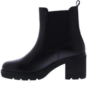 Yvette chelsea profiel blokhak | dames | maat: | leer Zwart - 37
