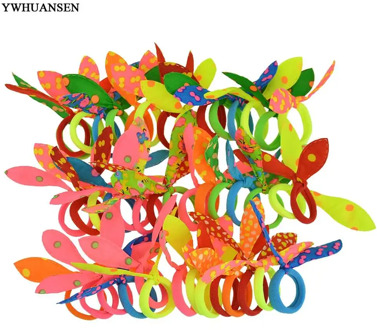 YWHUANSEN 50pcs/lot Small Rabbit Ears Scrunchy For Baby Mini Elastic Hair Band Ties Little Girls Hair Accessories Band Hair Loop