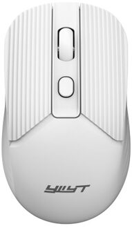 YWYT G862 2.4G Wireless Mouse 3-gear Adjustable DPI Ergonomic Design Plug and Play for Desktop Computer Laptop White