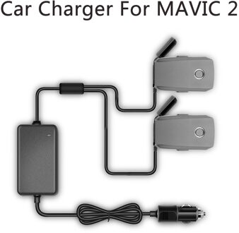 YX 1 naar 2 Auto Charger Voor DJI Mavic 2 Pro Zoom Drone Batterij met 2 Batterij Snel Opladen Reizen vervoer Outdoor Oplader