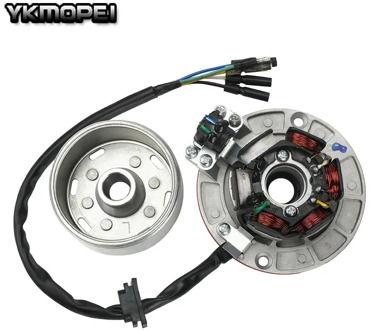 YX 12V AC Ignition Magneto Stator Flywheel kit With Light For Yinxiang 140cc 150cc 160cc KAYO BSE SDG SSR Pitsterpro Dirt Bike