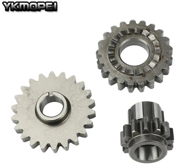 YX Motorcycle Starting Gear Bridge Gear Driven Gear Kit For YX140 YinXiang 140cc 1P56FMJ Horizontal Engine Dirt Pit Bike Parts