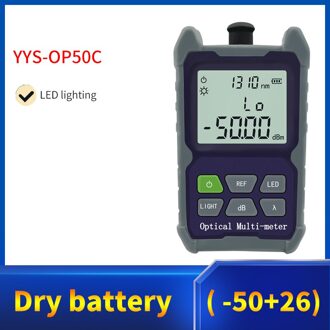 YYS-OP50A Mini Optical Power Meter Ftthopm Glasvezel Kabel Tester Sc/Fc/St Universele Interface Connector Yys-op50c