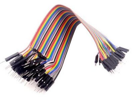 Yyt 40P Kleur Dupont Lijn Broodplank Connector Kabel Lijn Lengte 20Cm Man Op Man