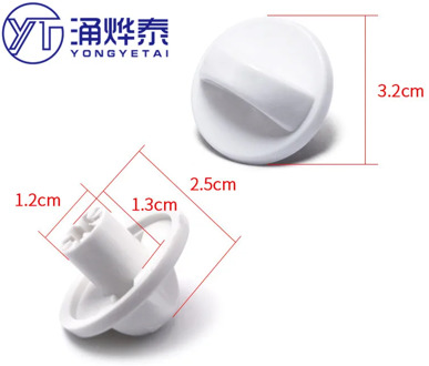 YYT 5PCS General-purpose speed control knob for electric fan, table fan, wall fan, gear timer, plastic switch, twist