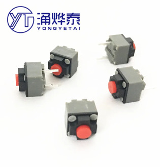 YYT Mute button 6*6*7.3 Silent switch wireless mouse Square mute micro switch button M330 M220 repair parts replace rectangle