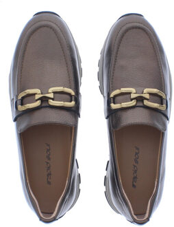 Yza sportloafer | dames | | maat: | leer - maat 37 Goud