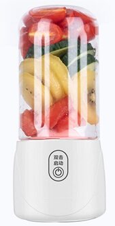 Z30 Portable/Mini Elektrische Blender/Mixer Juicer Mini Food Processor Machine Smoothie Citruspers Fruitpers Keuken wit / 6 Blades