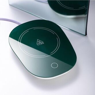 Z40 Elektrische Koffie/Mok/Beker Mat/Warmer Verwarming Pad Usb Voor Home Office Melk Thee Auto-off Waterkoker Huishoudelijke Apparaten groen