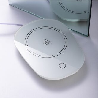 Z40 Elektrische Koffie/Mok/Beker Mat/Warmer Verwarming Pad Usb Voor Home Office Melk Thee Auto-off Waterkoker Huishoudelijke Apparaten wit