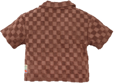 Z8 jongens overhemd Bruin - 80